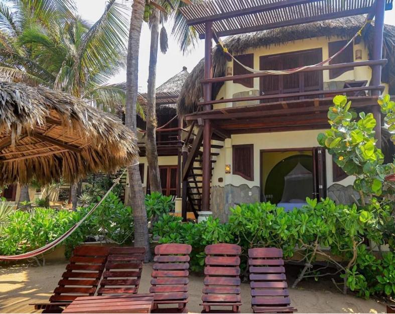 Cabanas Punta Placer San Agustinillo Exteriör bild
