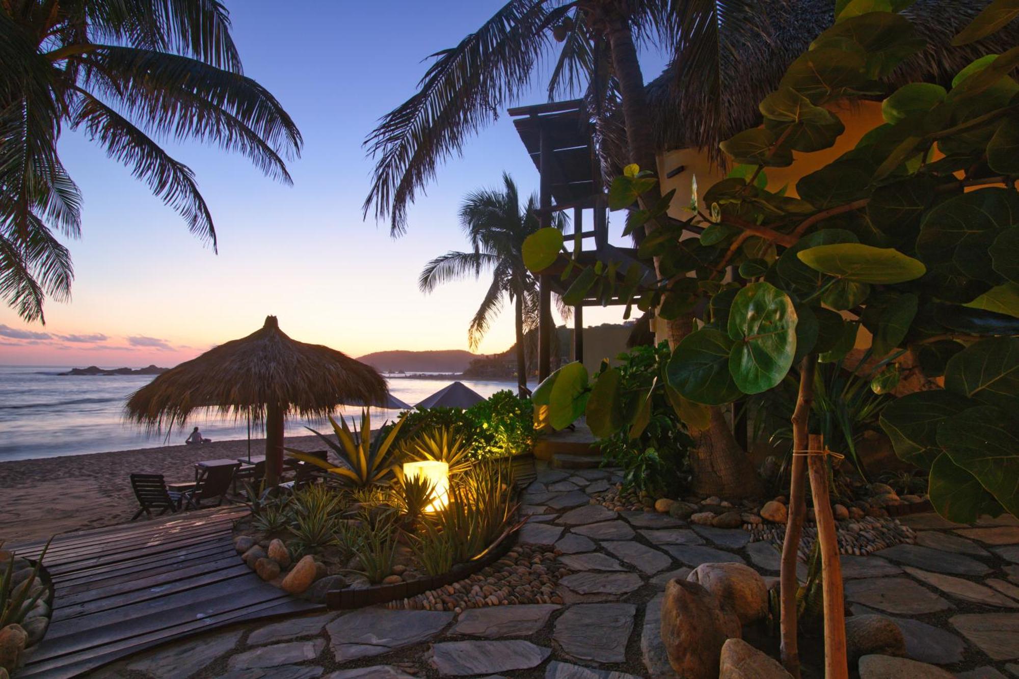 Cabanas Punta Placer San Agustinillo Exteriör bild