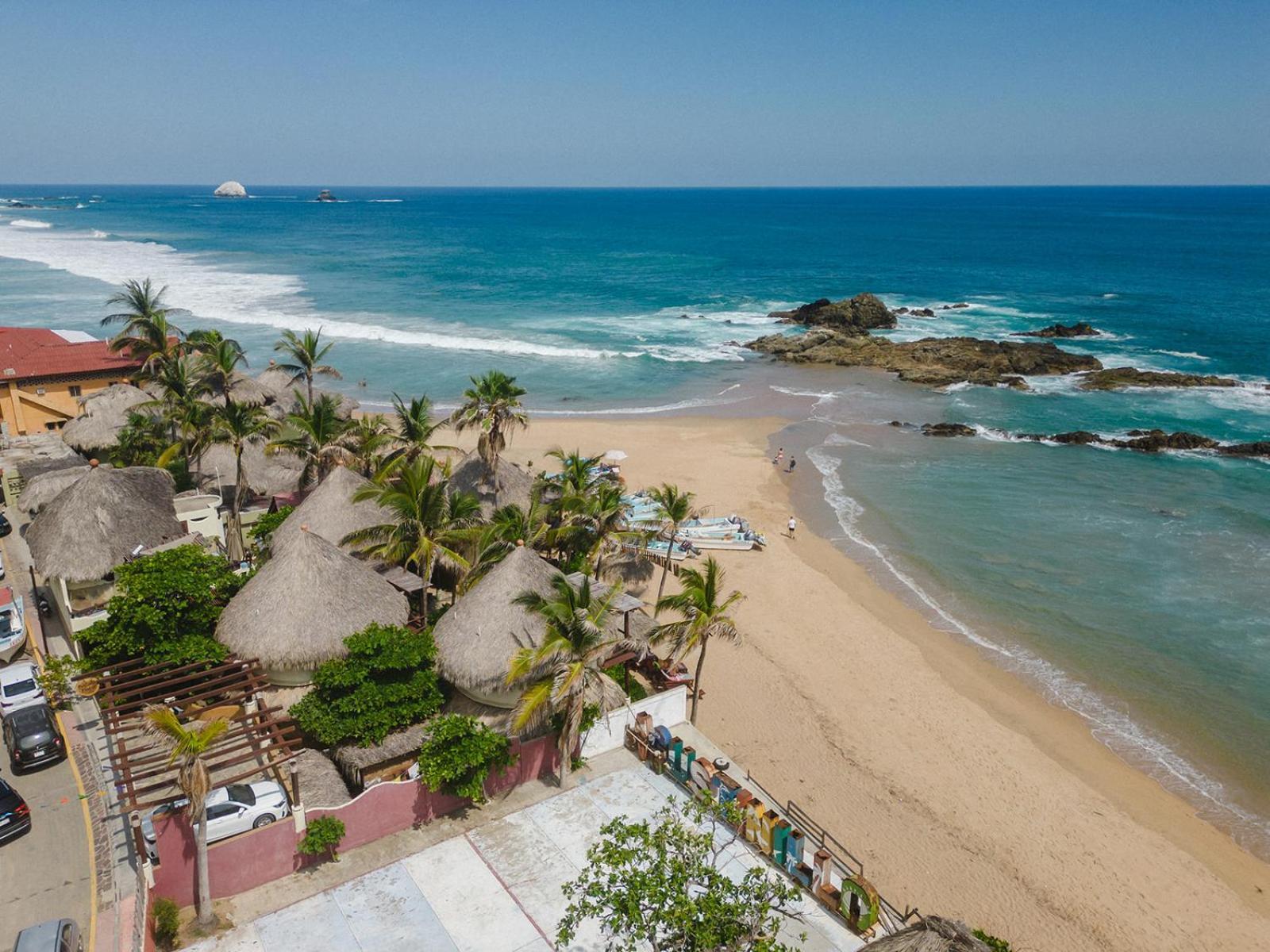 Cabanas Punta Placer San Agustinillo Exteriör bild
