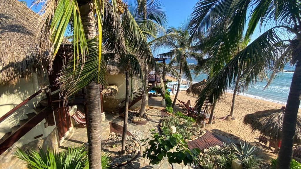 Cabanas Punta Placer San Agustinillo Exteriör bild
