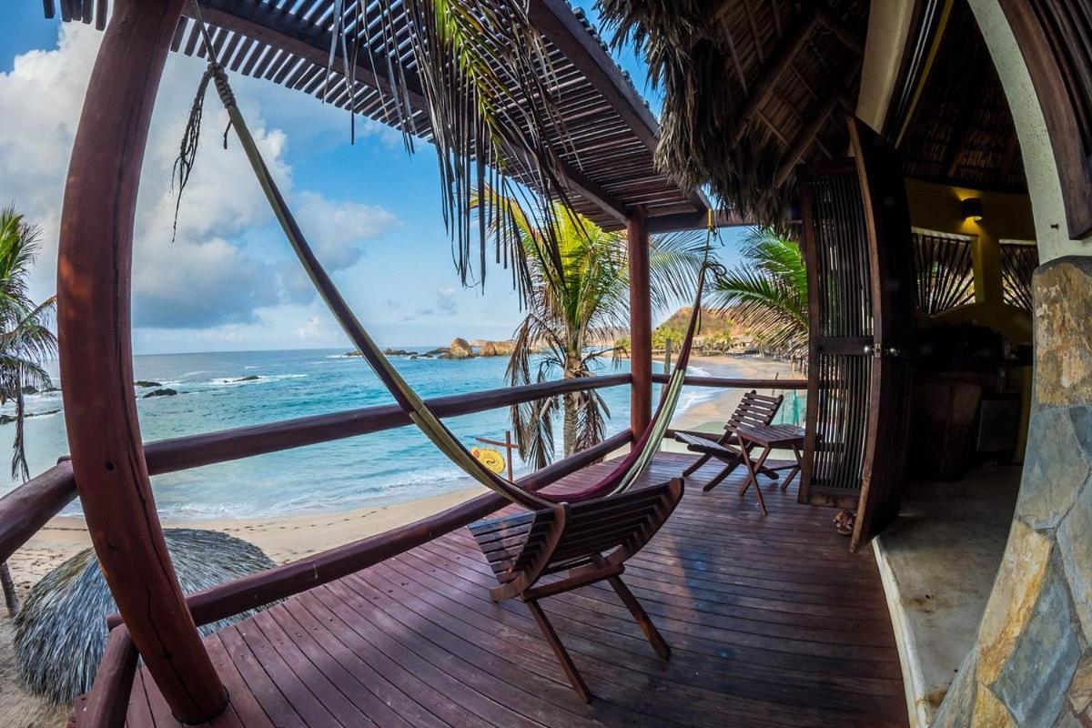 Cabanas Punta Placer San Agustinillo Exteriör bild