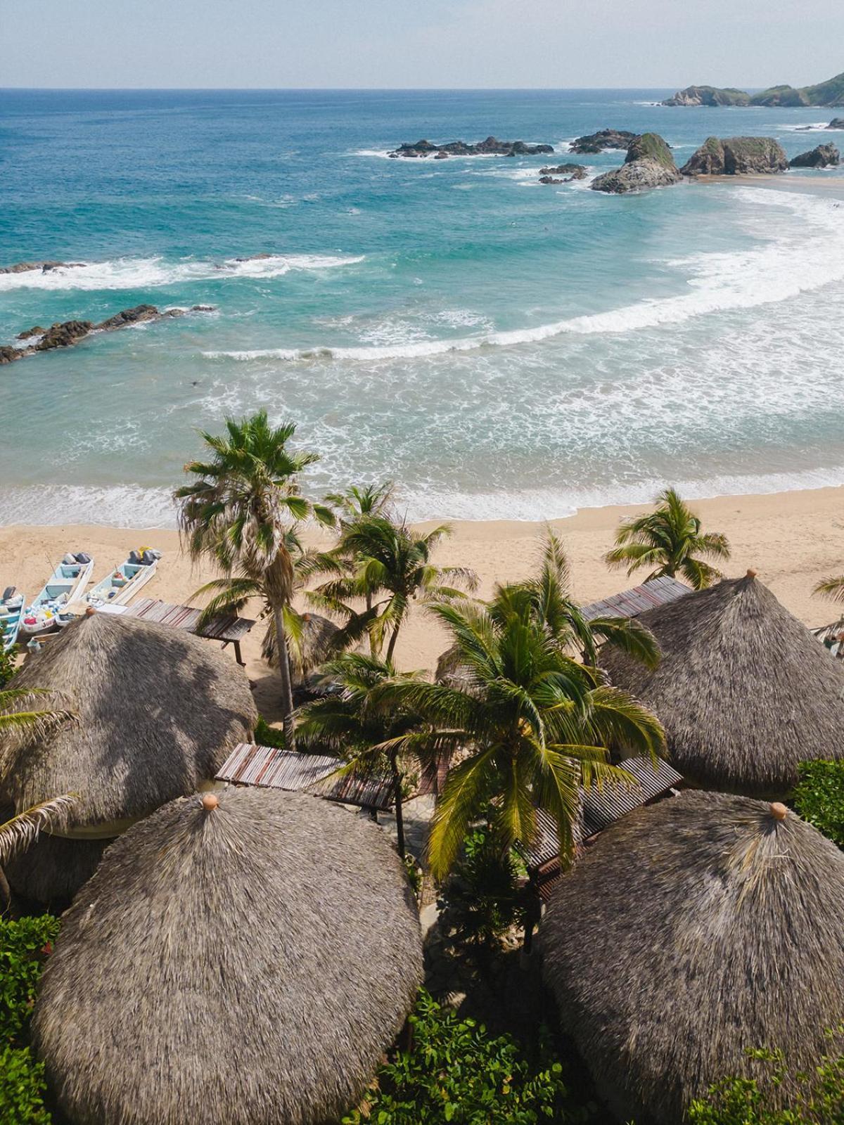 Cabanas Punta Placer San Agustinillo Exteriör bild