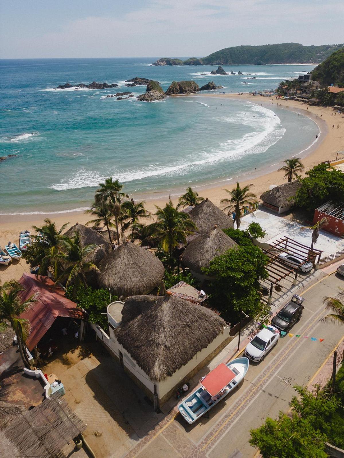 Cabanas Punta Placer San Agustinillo Exteriör bild