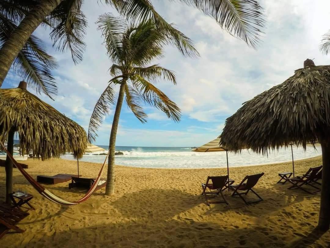 Cabanas Punta Placer San Agustinillo Exteriör bild