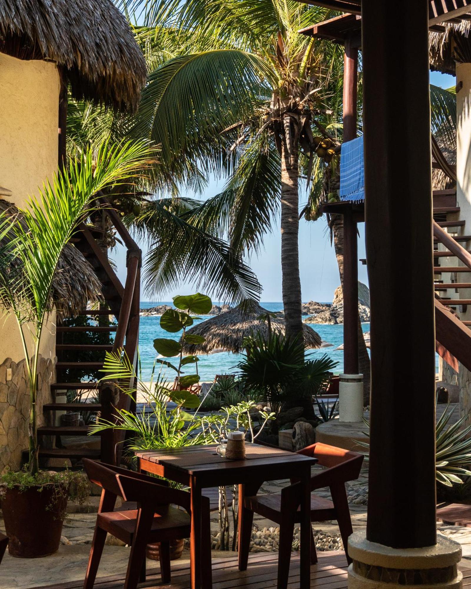 Cabanas Punta Placer San Agustinillo Exteriör bild