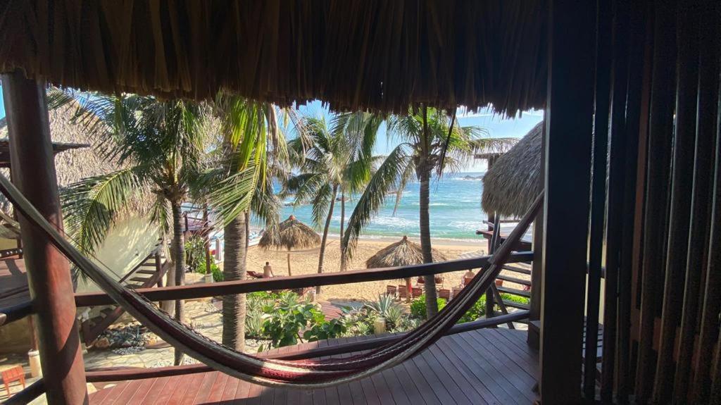 Cabanas Punta Placer San Agustinillo Exteriör bild