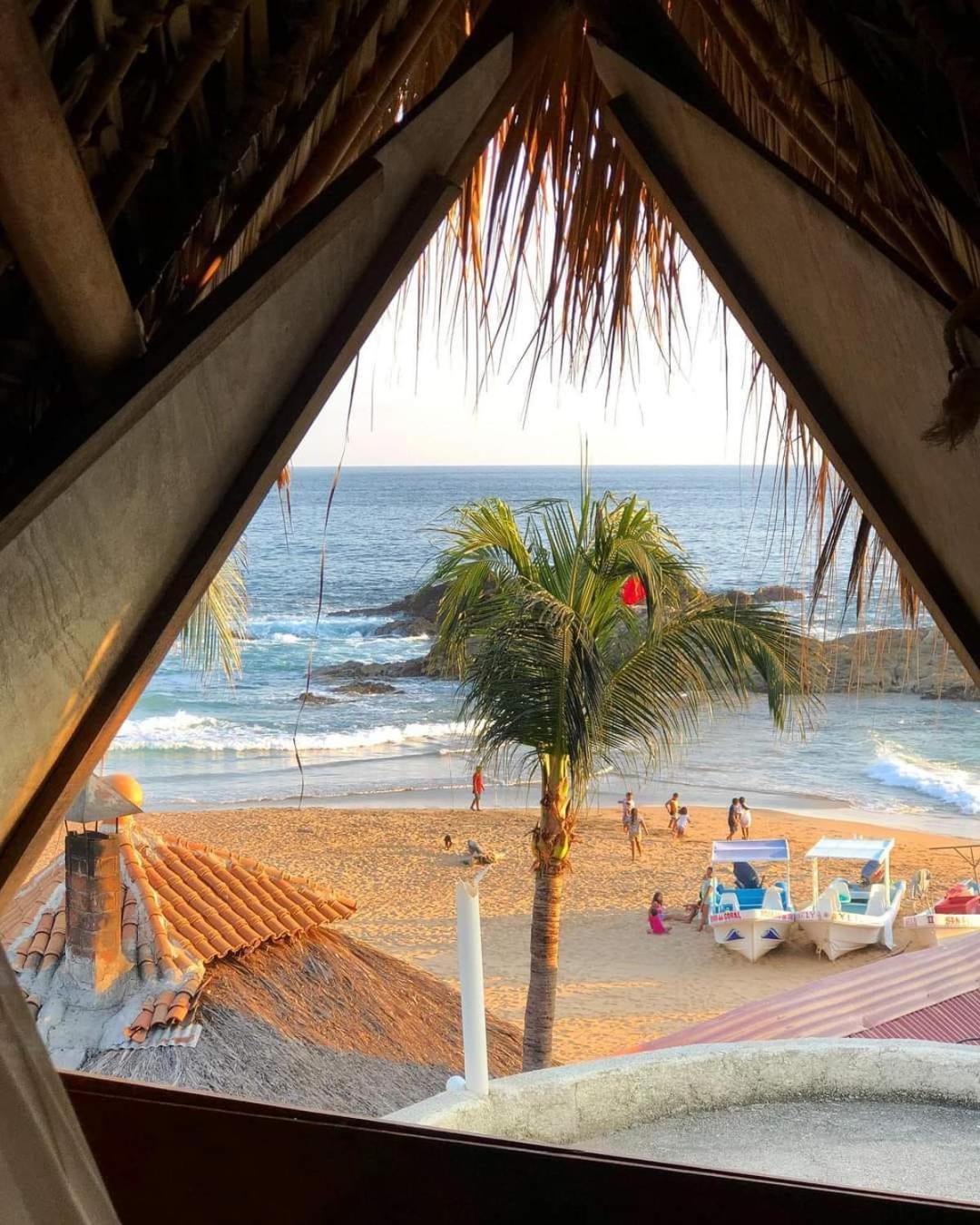 Cabanas Punta Placer San Agustinillo Exteriör bild